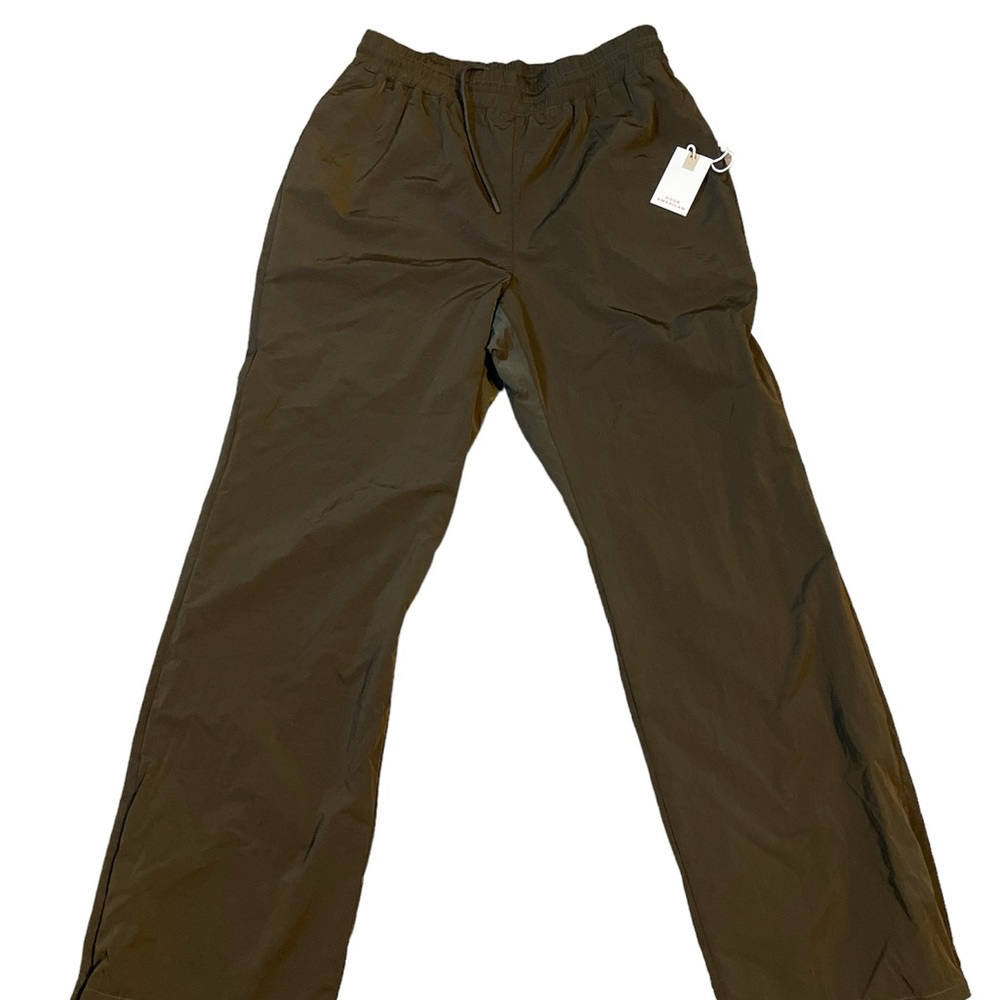 Women’s good American, medium/size 2 leg track pant new